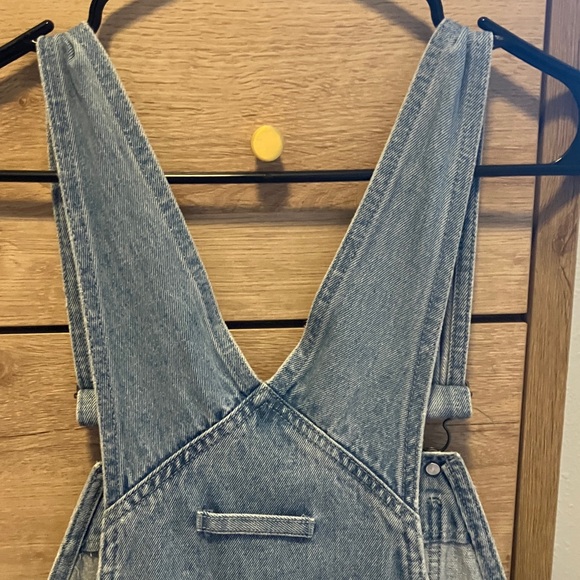 Billabong Blue Jean Shorts Overalls - Picture 7 of 11